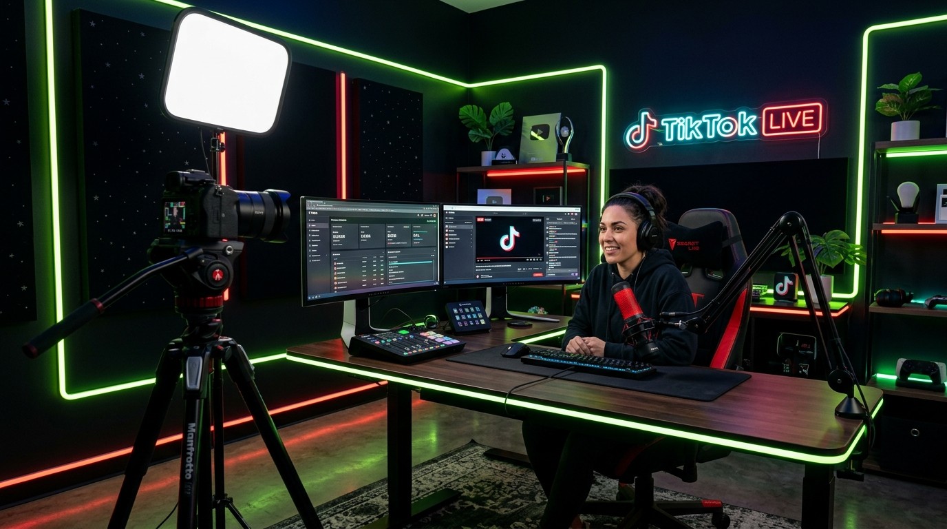 Phòng Studio Đào Tạo Livestream NSMEDIA